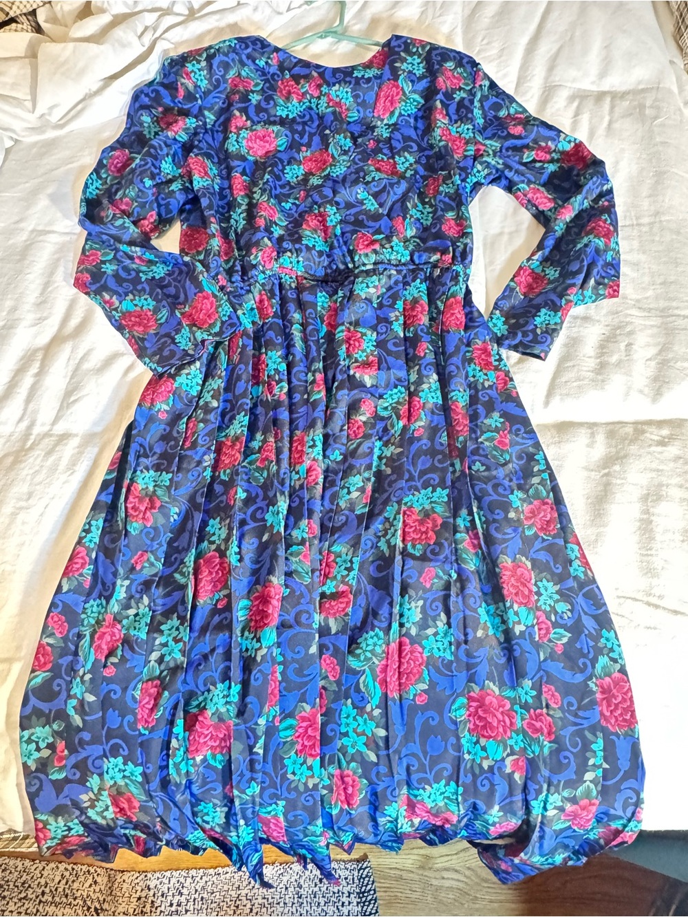 Vintage Leslie Fay Fabulous 90s Floral Dress